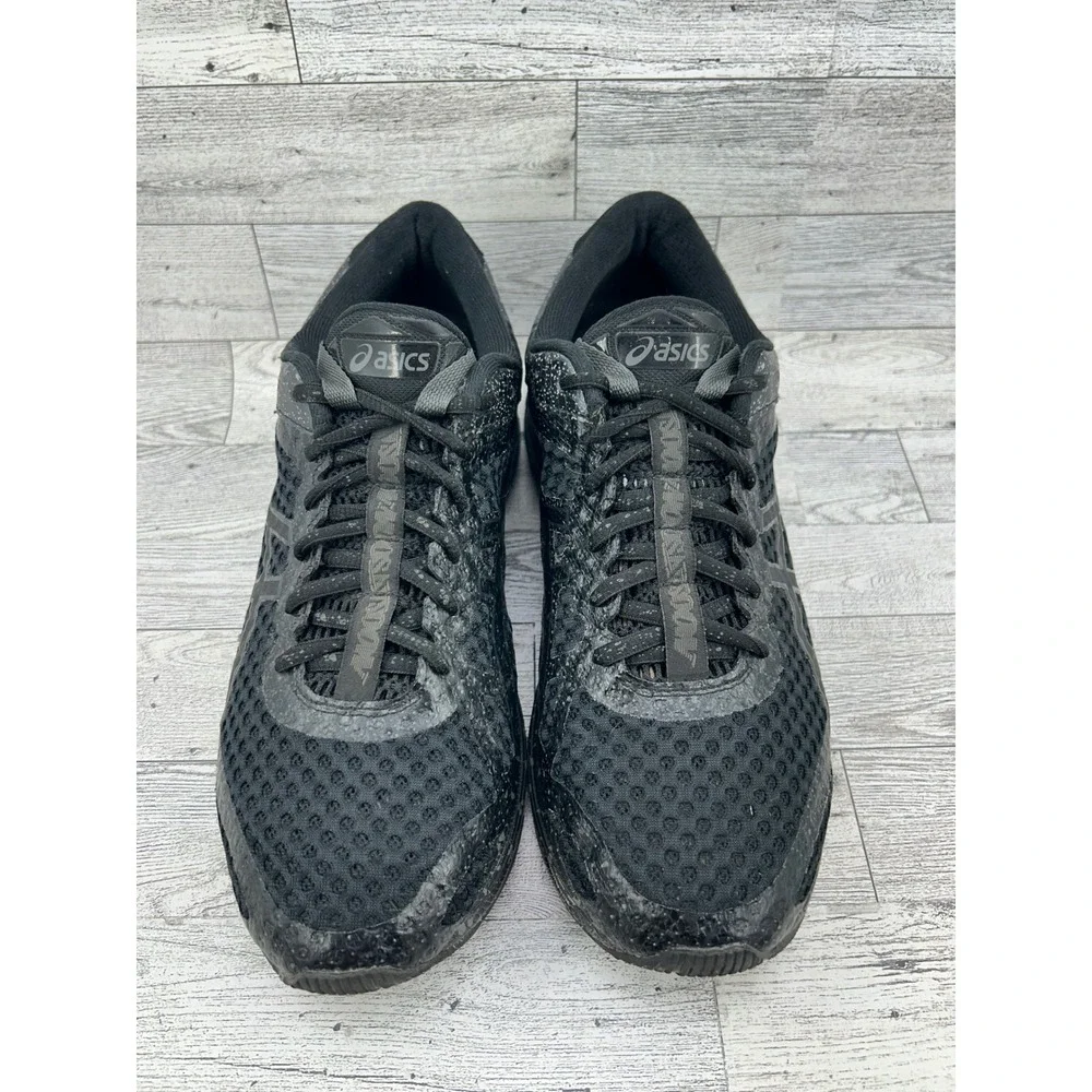 Asics Gel Noosa FF Men Size 8.5 Running Shoes Black‎ T626Q Low Top Sneakers